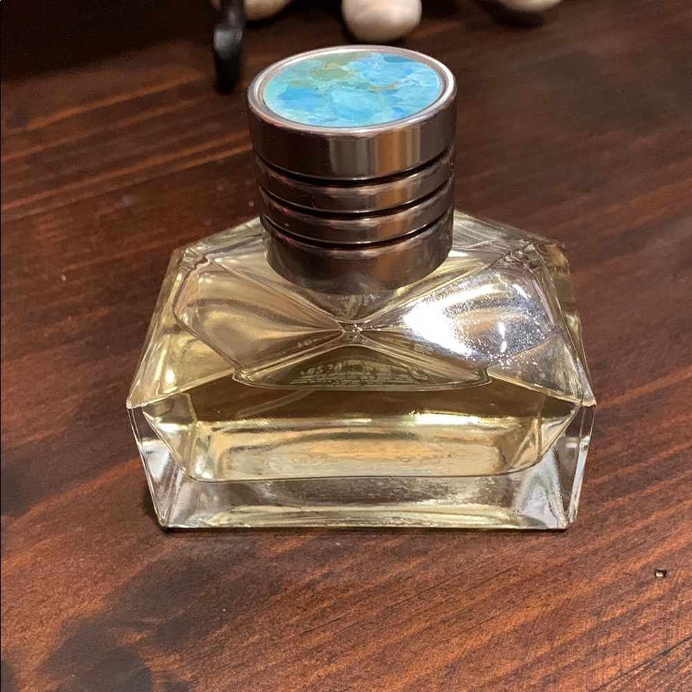 Ralph Lauren Turquoise Elegant Glass Perfume Bottle